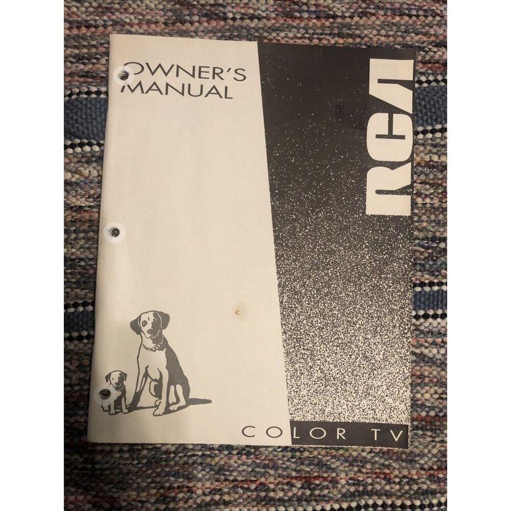 1995 RCA COLOR TELEVISION TV MANUAL Model G32750AT
